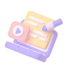 Course materials illustration