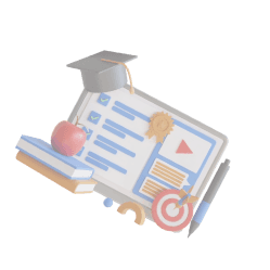 Course materials illustration