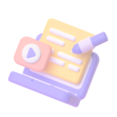 Course materials illustration